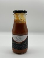 Curry Tomatenketchup &ndash; Fruchtig & w&uuml;rzig mit aromatischen Gew&uuml;rzen &ndash; Premium Ketchup f&uuml;r Grillen, Pommes & Currywurst 150g