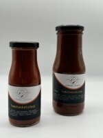 Tomatenketchup hausgekocht &ndash; fruchtiger Ketchup f&uuml;r Grillen, Fleisch, Burger & Pommes