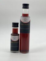 Johannisbeeressig mit 40% Fruchtanteil &ndash; Fruchtig-milder Gourmet Essig aus roten Johannisbeeren &ndash; Ideal f&uuml;r Salat, Dressing & Desserts